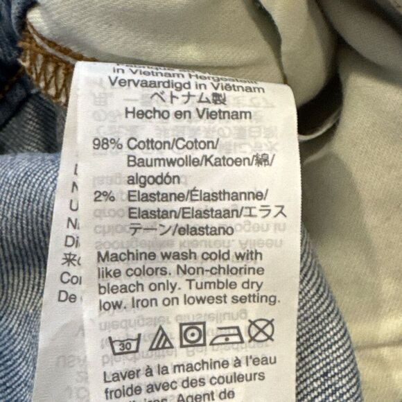 Madewell high rise slim crop boy jeans size 27 - Picture 3 of 5